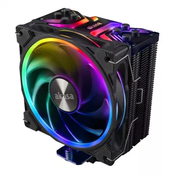 Akasa Soho H4 CPU-koeler, 120 mm, 500-2000 RPM, 31,8 dB, 52,91 CFM