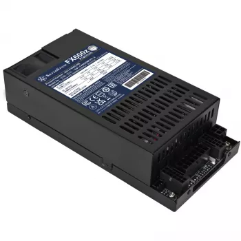 SILVERSTONE TECHNOLOGY FX600z Platinum 600W volledig modulaire voeding zwart