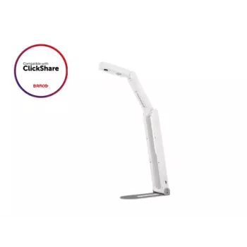 Lumens DC-F20 HD/2K USB-documentcamera, 5-MP-sensor, 1920 x 1080 bij 30 fps, opnamegebied 453 x 340 mm (A3), 16x totale zoom (digitaal), ingebouwde microfoon
