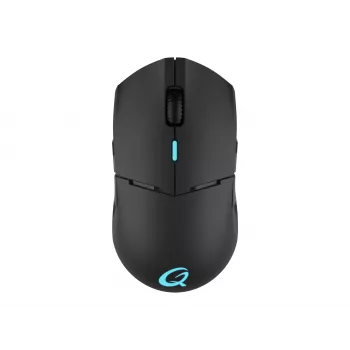 QPAD DX-900 draadloze optische gaming-muis - 8 knoppen, 12000 DPI, ambidexter, RGB