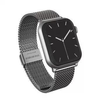 BURGA Metal Mesh Elegance Apple Watch band 38/40 mm zilver