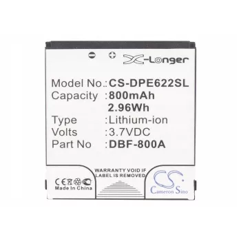 CAMERON SINO vervangende accu DBF-800A/800B/800C/800D/800E voor Doro PhoneEasy 622 606 520 621 613 631 - CS-DPE622SL