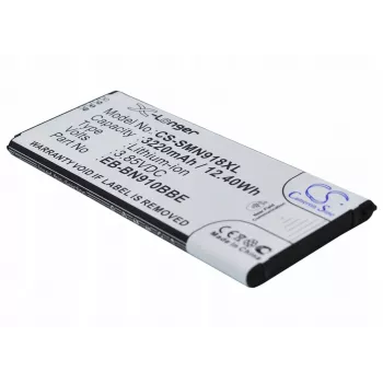 Cameron Sino accu EB-BN910BBE voor Samsung Galaxy Note 4 (3220 mAh, 3,85 V, Li-Ion, zwart)