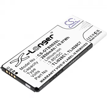 Cameron Sino vervangende accu TLi028C1 TLi028C7 voor Alcatel 1B 2020 OT-5002 OT-5002A AT&T CS-OTB502SL