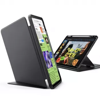 ESR Flip Hybrid Case voor iPad Air 13 inch 1 / 2 / 3 / 2024-2026 zwart