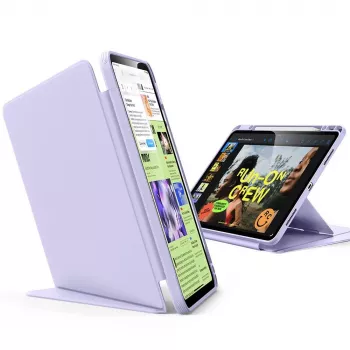 ESR Flip Hybrid hoes voor iPad Air 13 inch (M2 2024) - paars