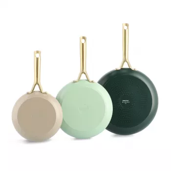 GreenPan Shades koekenpannenset 3-delig, 20+24+28 cm naturel