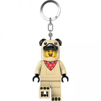 LEGO Minifigures mopshond sleutelhanger met LED-licht LGL-KE213H