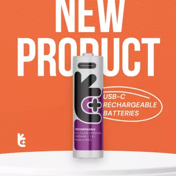 UNIROSS oplaadbare batterijset, 4 st.