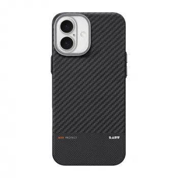 Laut Kev Protect Case voor iPhone 16 met MagSafe (zwart)