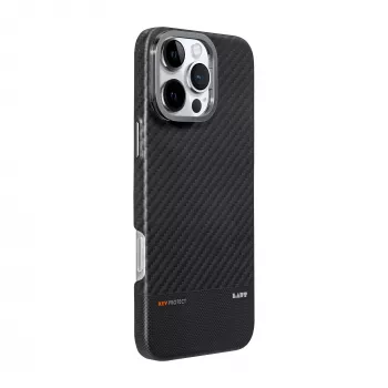Laut Kev Protect Case voor iPhone 16 Pro Max, MagSafe-compatibel, zwart