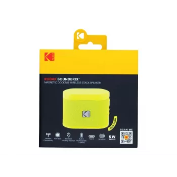 Kodak SoundBrix draadloze stack speaker Yellin's Yellow