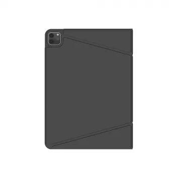 AMAZINGTHING Matte Pro Mag Folio Case met standaard voor iPad Air 11 M3/M4 (2025/2026) - Zwart