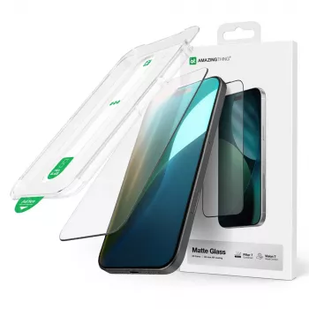 AMAZINGTHING Titan Vision 7 Displayschermfolie van gehard glas voor Apple iPhone 17 Pro Max, mat