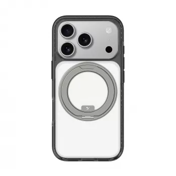 AMAZINGTHING Titan Pro MagSpin Case voor iPhone 17 Pro, MagSafe-compatibel, grijs