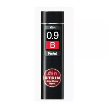 Pentel C279-BO Super Hi-Polymer stiften 0,9 mm B zwart 36 stiften doos