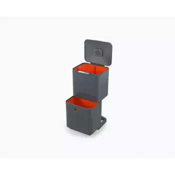 Joseph Joseph afvalbak Totem 60 L grijs
