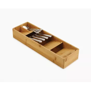 Joseph Joseph DrawerStore Bamboo compacte bestekorganizer