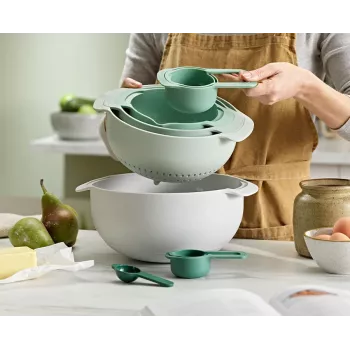 Joseph Joseph Nest 9 Plus 9-delige set, Sage (40112)