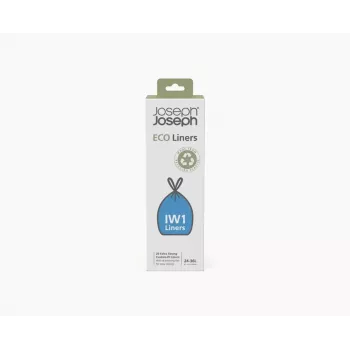 Joseph Joseph IW1 24-36L grijze vuilniszakken van gerecycled plastic (20 stuks)