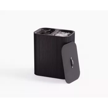 Joseph Joseph Tota Twin Luxe 90L wassorteerder zwart