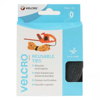 VELCRO ONE-WRAP klittenband 30 mm x 5 m zwart