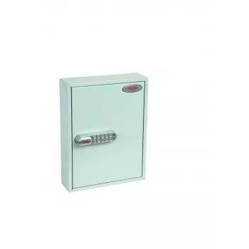 Phoenix Safe KC0601E sleutelkluis - grijs - 42 haken - elektronisch slot - wandmontage - 270 x 80 x 350 mm