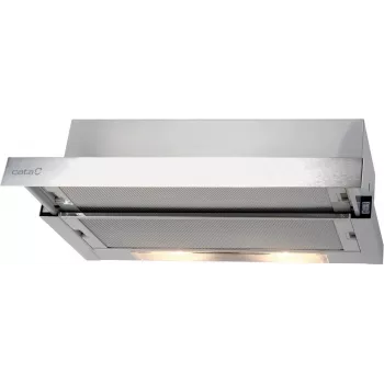 Cata inbouw-dampkap TF-2003 DURALUM 700, telescoop, breedte 70cm, max 390 m³/h, LED, roestvrij staal