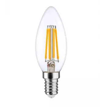 LEDURO LED Filament Lamp E14 6W 3000K Kaars C35