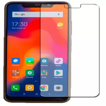 Evelatus Xiaomi Redmi Note 6 Pro 0,33 mm vlak transparant schermbeschermfolie van gehard glas met Japanse lijm antistatisch
