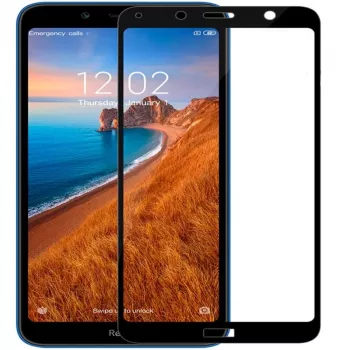 Evelatus Xiaomi Redmi 7A 2.5D Full Cover Japanse lijm glas antistatische screenprotector