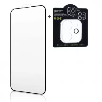 iLike Samsung Galaxy A06 X2 Super Set 2.5D Edge Full Face gehard glas + cameraglas
