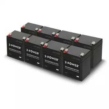 2-Power vervangende accukit alleen cellen - accu - 5000 mAh