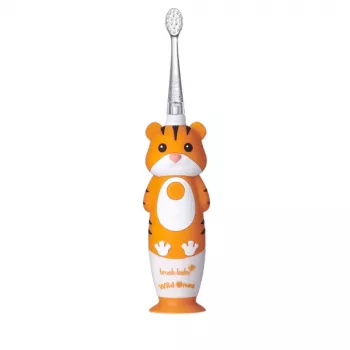 BRUSH BABY Wild Ones sonische tandenborstel voor kinderen 0-10 jaar tijger
