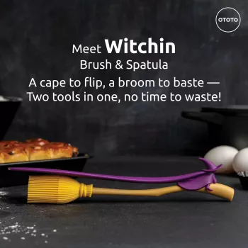 OTOTO Witchin Set bakkwast en spatel (OT2230)