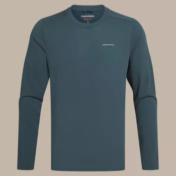 Craghoppers NosiLife Abel LS T-shirt - Blue Stone, maat L