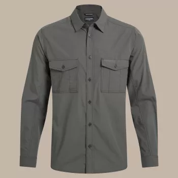 Craghoppers Kiwi II langarm overhemd - Cedar - maat L