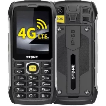 eSTAR Stone 4G Rugged Mobiele telefoon - Zwart/Oranje
