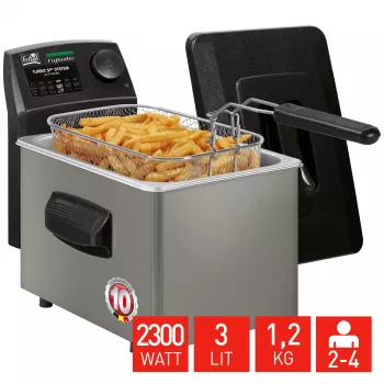 FRITEL FryTastic friteuse 3 L 2,3 kW antraciet/zilver