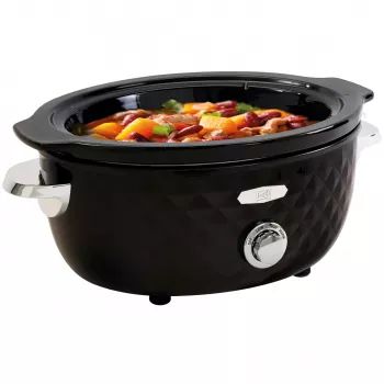 FRITEL Family slowcooker 3,3L 150W zwart/chroom