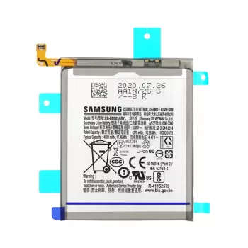 Samsung Galaxy Note 20 Ultra LCD Display Assembly met frame (GH82-23333A) - Mystic Black