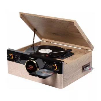 Denver MRD-180 retro music center hout DAB+/FM CD cassette Bluetooth
