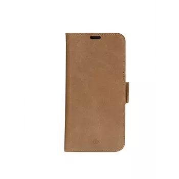 dbramante1928 Copenhagen flipcase voor Apple iPhone 12 & 12 Pro - volledig nerfleer - tan