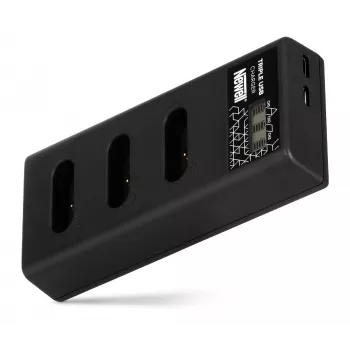 Newell CD-USB-C driebaans acculader voor Sony NP-BX1 accu's