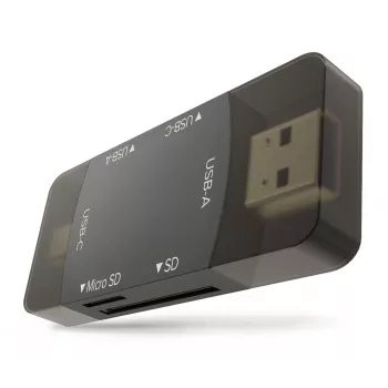 Newell OTG 4-in-1 USB 3.0 hub zwart