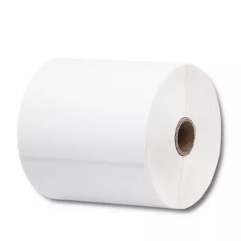 QOLTEC thermische etiketten 100 x 150 mm 350 stuks - direct thermisch, wit, permanente lijm