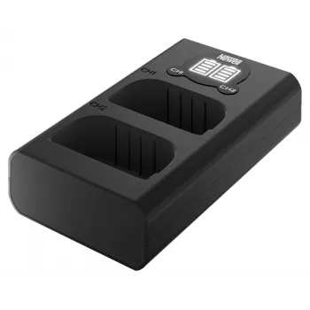 Newell Dual-Channel USB-C-oplader DL-USB-C voor Canon LP-E6-accu's