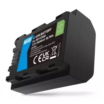 Newell Plus vervangende accu NP-FZ100 voor Sony-camera's, 2280mAh, 7,2V, Li-Ion, zwart