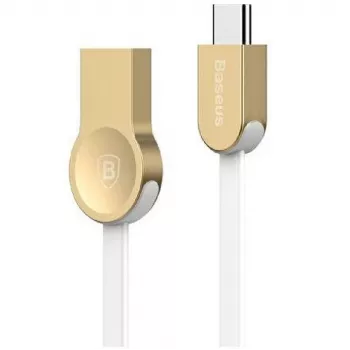 Baseus Keyble kabel (zinklegering) USB-A naar USB-C 1m wit