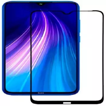 Evelatus Xiaomi Redmi Note 8 / Redmi Note 8 2021 2.5D Full Cover Japan Glue Glass Anti-Static gehard glas screenprotector